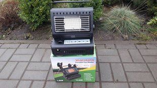 Портативний газовий нагрівач + плитка Happy Home Gas Heater, 2в1, перехідник під великий балон&nbsp; 037 фото