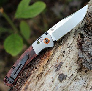Ніж туристичний складаний Benchmade Mini Crooked River  A 3128 фото
