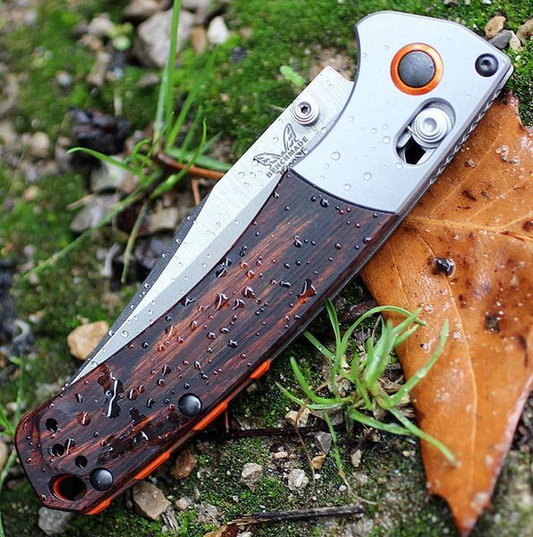 Ніж туристичний складаний Benchmade Mini Crooked River  A 3128 фото